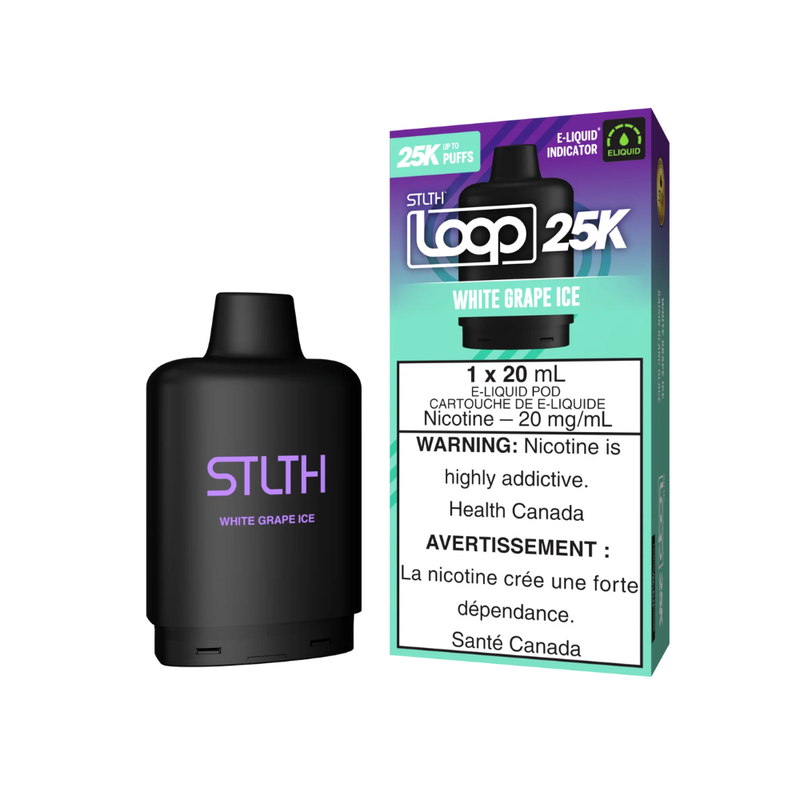 STLTH Loop 25K Replacement Vape Pod – 25,000 Puffs – 20mL