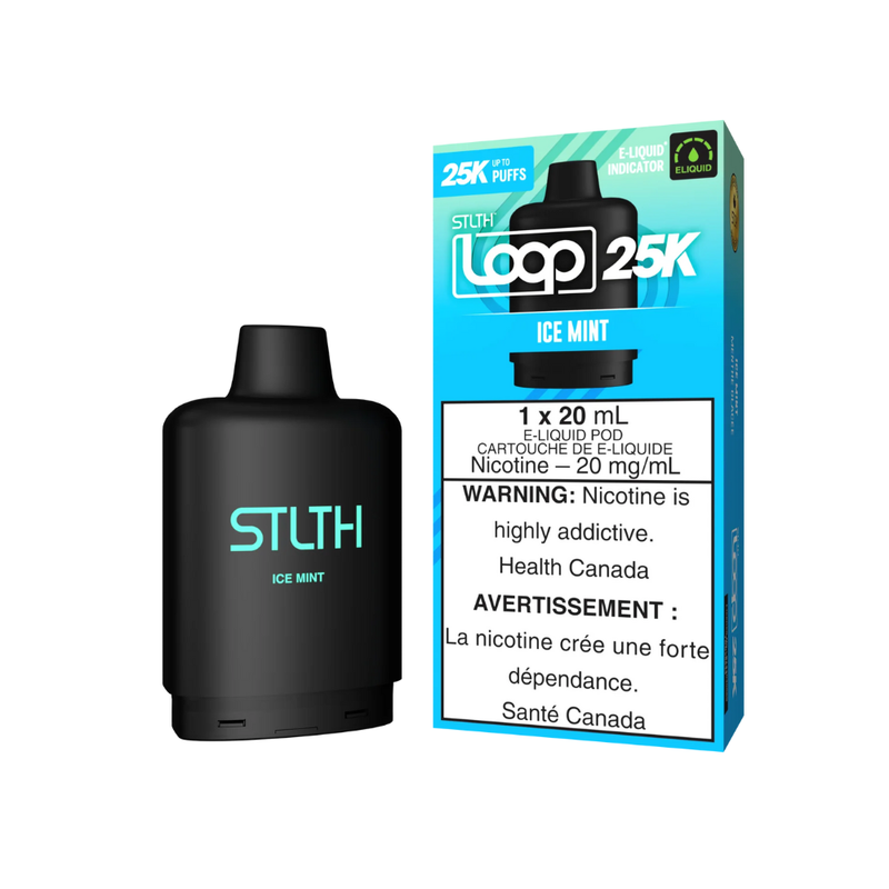 STLTH Loop 25K Replacement Vape Pod – 25,000 Puffs – 20mL