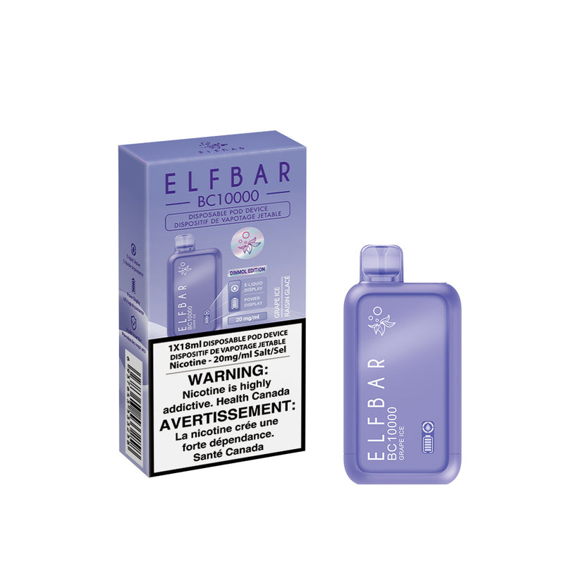 Elf Bar BC10K Disposable Vape – 10,000 Puffs – 18mL