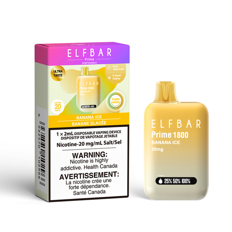 Elf Bar Prime 1800 Disposable Vape – 1,800 Puffs – 2mL