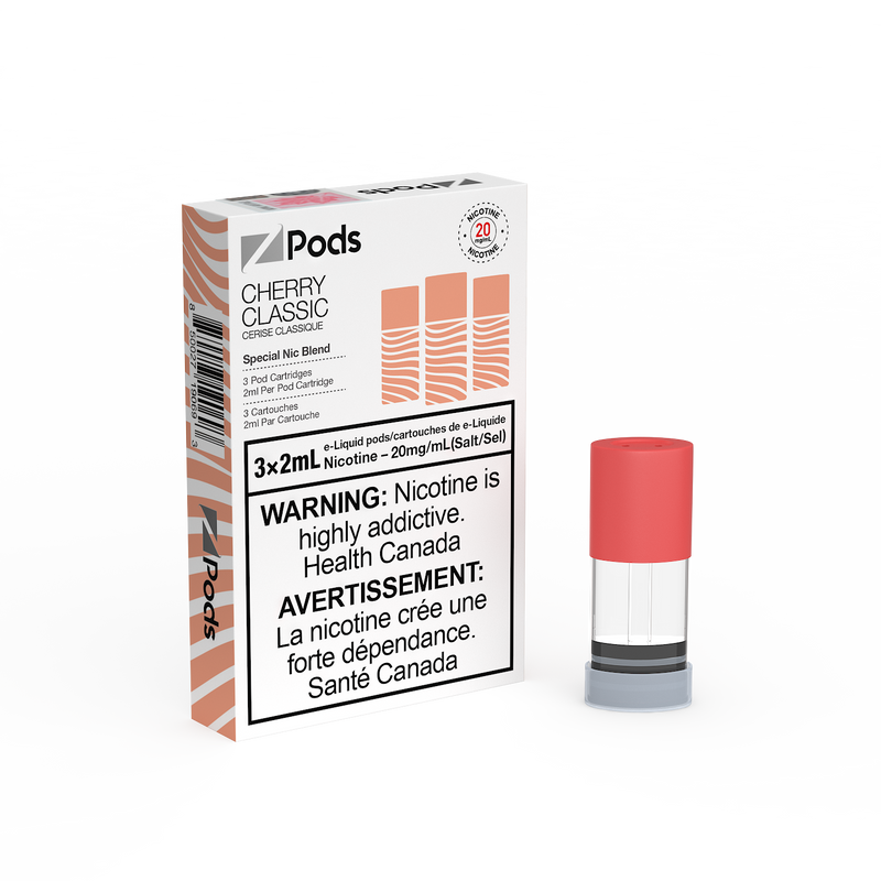 Z Pods Pre-Filled Vape Pods – 5 Pack (2mL Each)