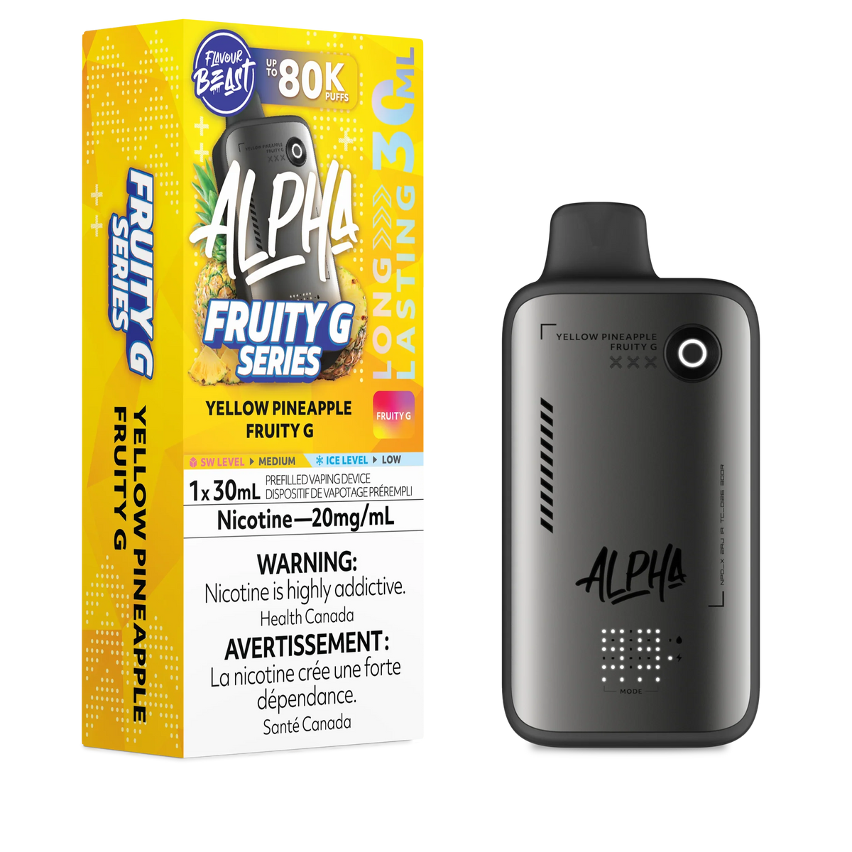 Flavour Beast Alpha 80K Disposable Vape - 80K Puffs - 20mg - 30ml