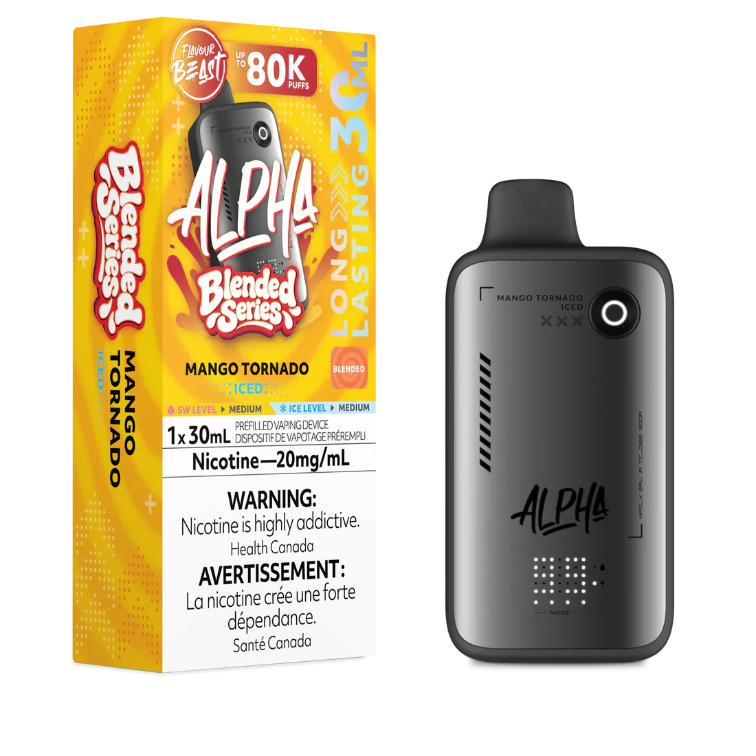 Flavour Beast Alpha 80K Disposable Vape - 80K Puffs - 20mg - 30ml