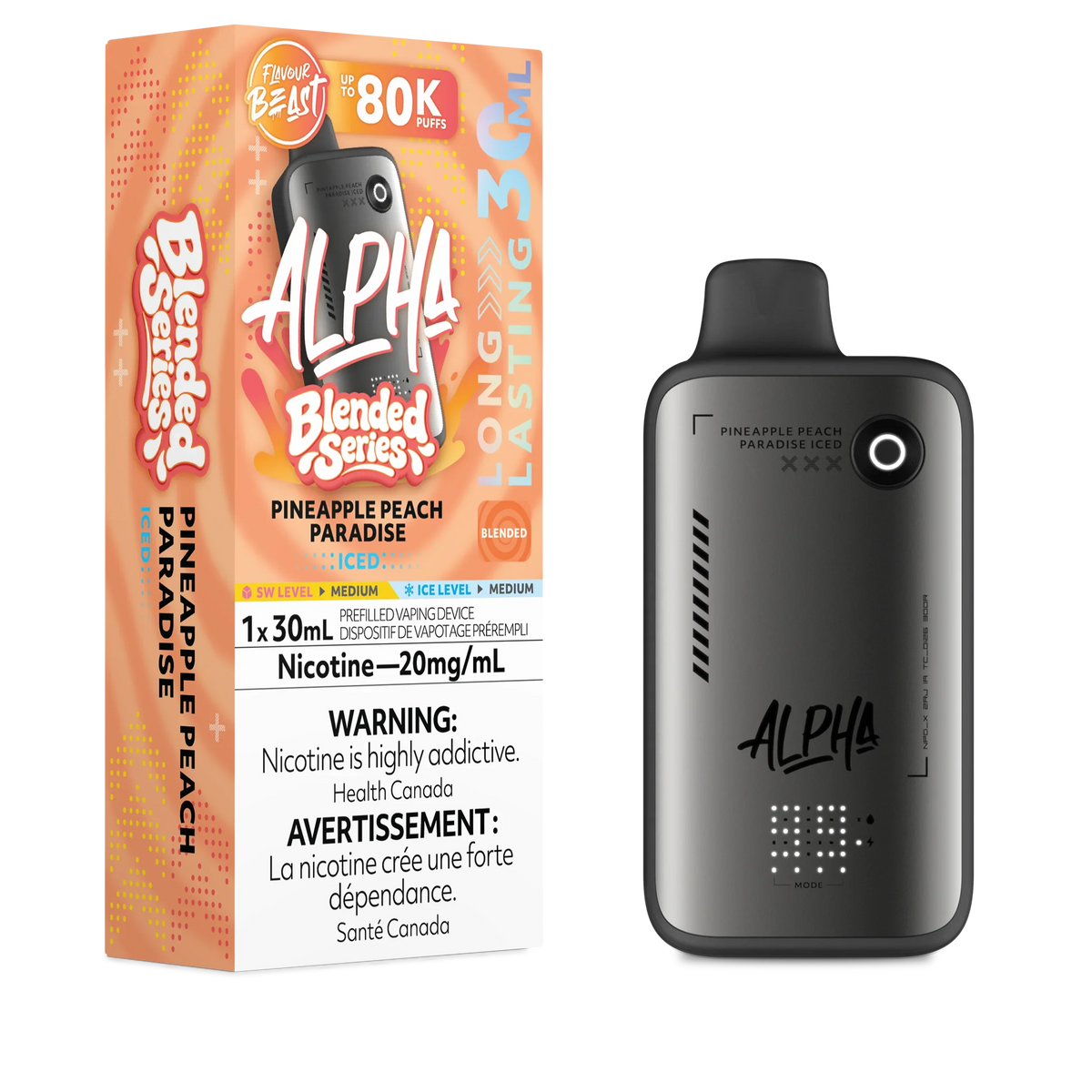 Flavour Beast Alpha 80K Disposable Vape - 80K Puffs - 20mg - 30ml