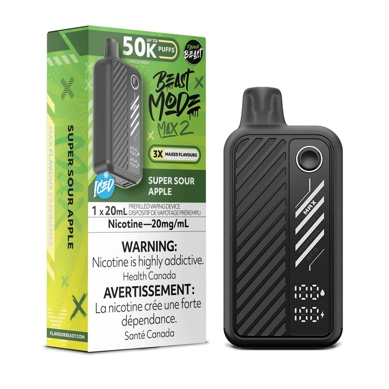 Flavour Beast Beast Mode Max 3 Disposable Vape – 60,000 Puffs – 20mL