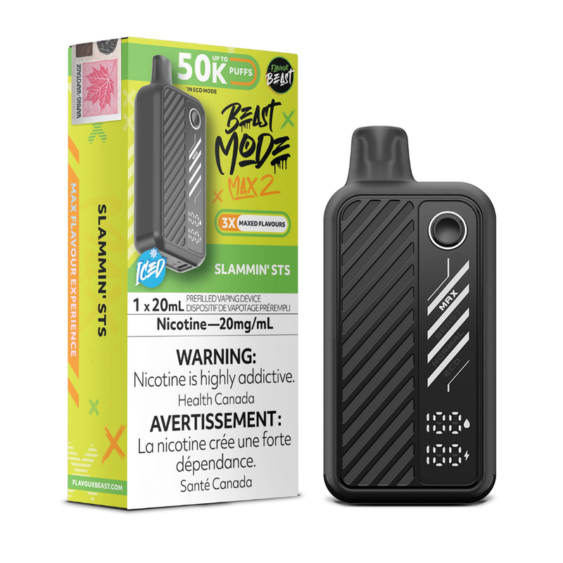Flavour Beast Beast Mode Max 3 Disposable Vape – 60,000 Puffs – 20mL