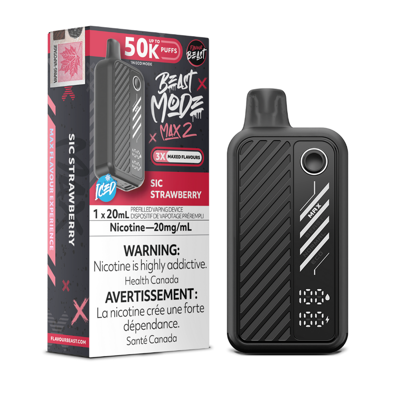 Flavour Beast Beast Mode Max 3 Disposable Vape – 60,000 Puffs – 20mL