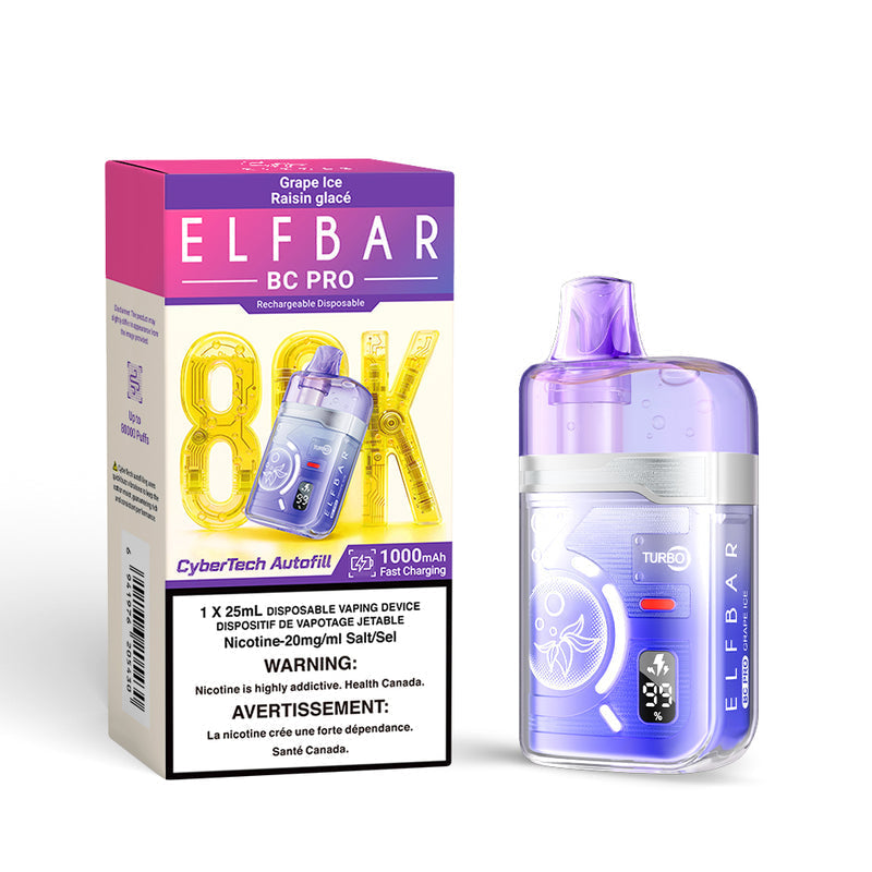 Elf Bar BC Pro 80K Disposable Vape – 80,000 Puffs – 25mL