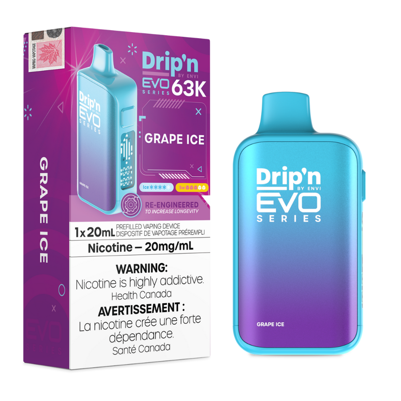 Drip’n by Envi EVO Disposable Vape - 63K Puffs - 20mg - 20mL