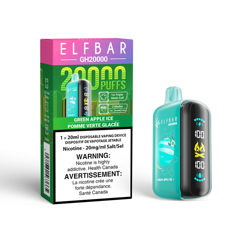 Elf Bar GH20K Disposable Vape – 20,000 Puffs – 20mL
