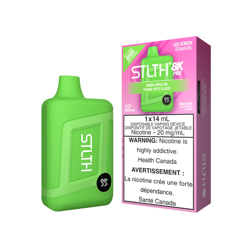 STLTH 8K Pro Disposable Vape – 8,000 Puffs – 14mL