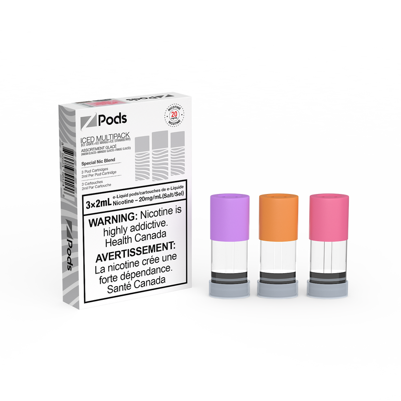 Z Pods Pre-Filled Vape Pods – 5 Pack (2mL Each)