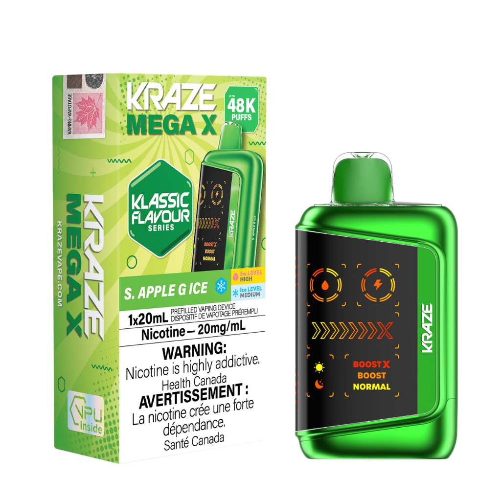 Kraze Mega X 48K Disposable Vape - 48,000 Puffs - 20mL