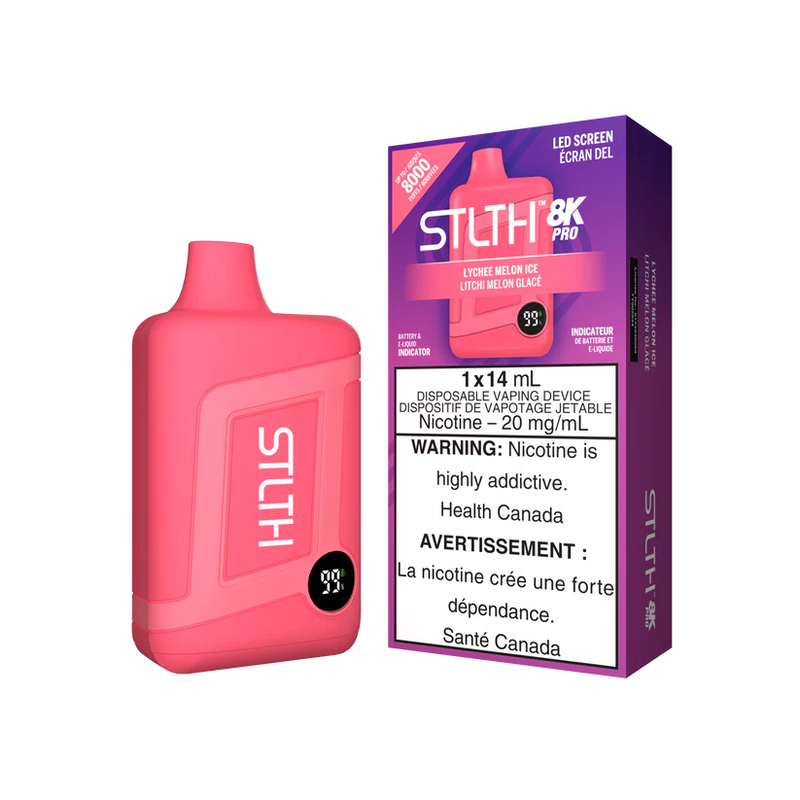 STLTH 8K Pro Disposable Vape – 8,000 Puffs – 14mL