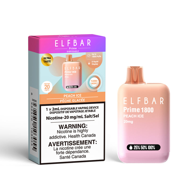 Elf Bar Prime 1800 Disposable Vape – 1,800 Puffs – 2mL