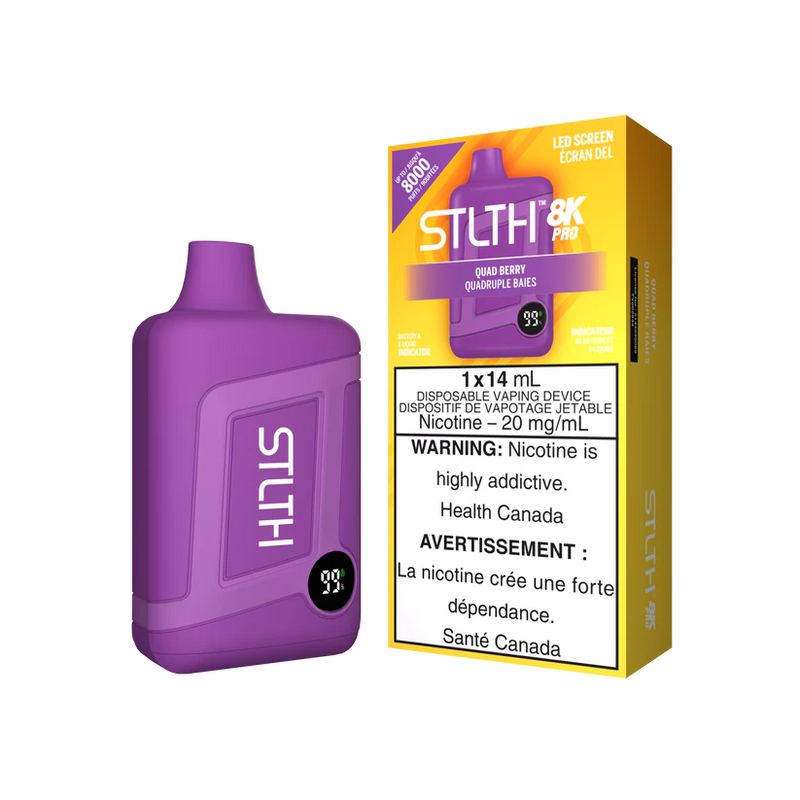 STLTH 8K Pro Disposable Vape – 8,000 Puffs – 14mL