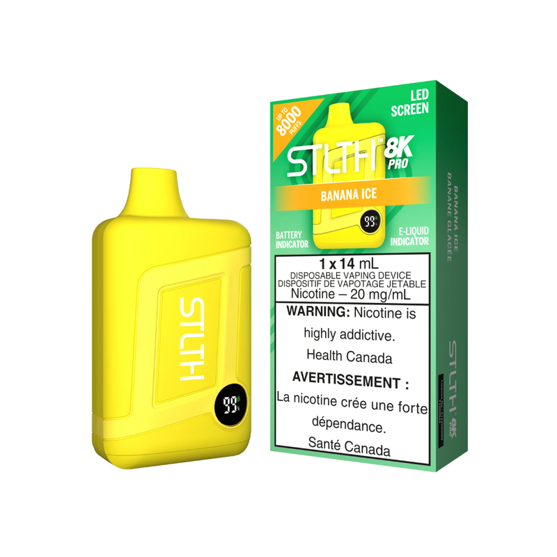 STLTH 8K Pro Disposable Vape – 8,000 Puffs – 14mL