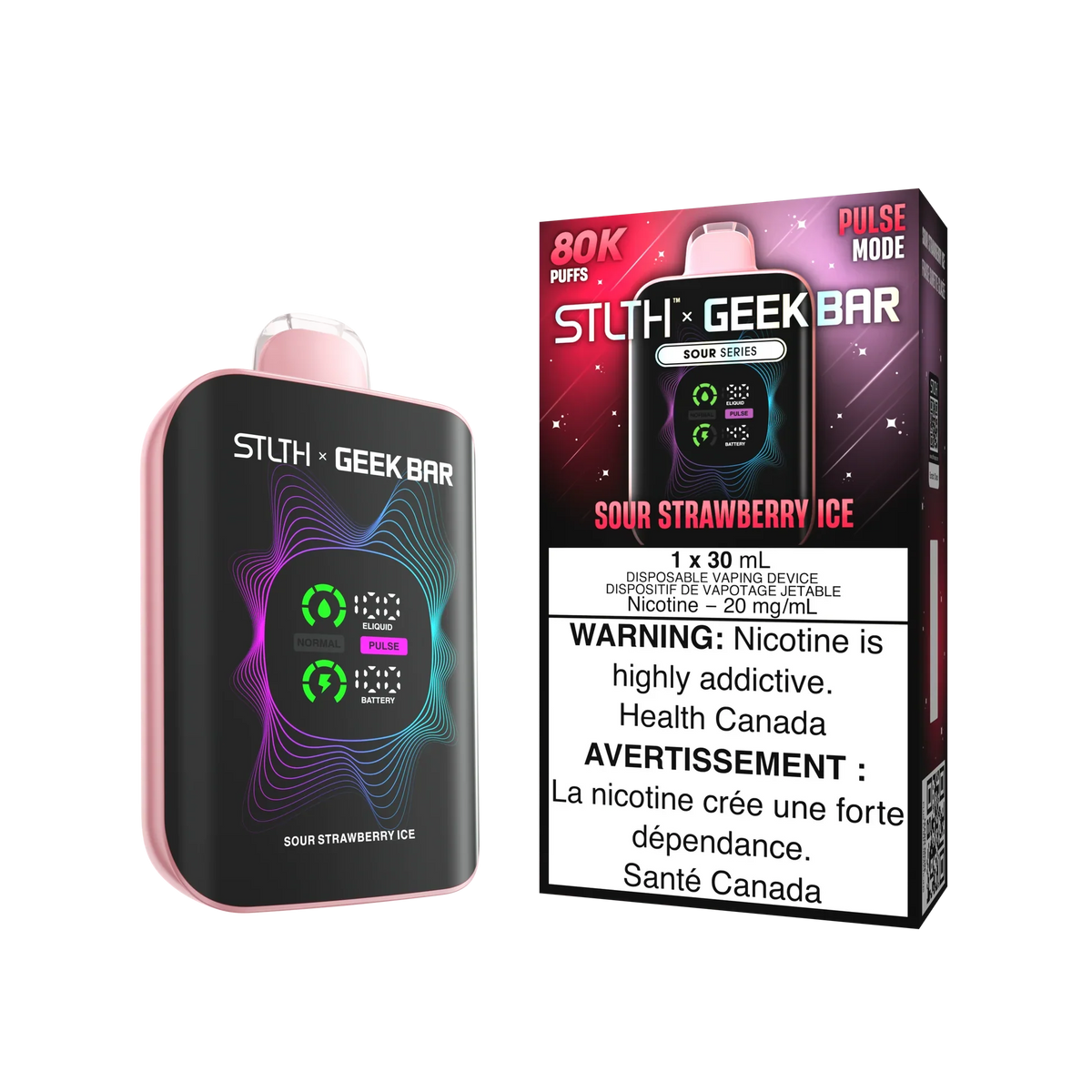 STLTH x Geek Bar Disposable Vape - 80K Puffs - 30mL