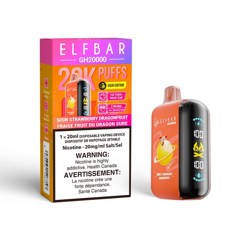Elf Bar GH20K Disposable Vape – 20,000 Puffs – 20mL