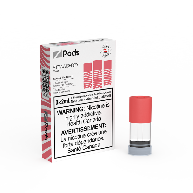 Z Pods Pre-Filled Vape Pods – 5 Pack (2mL Each)