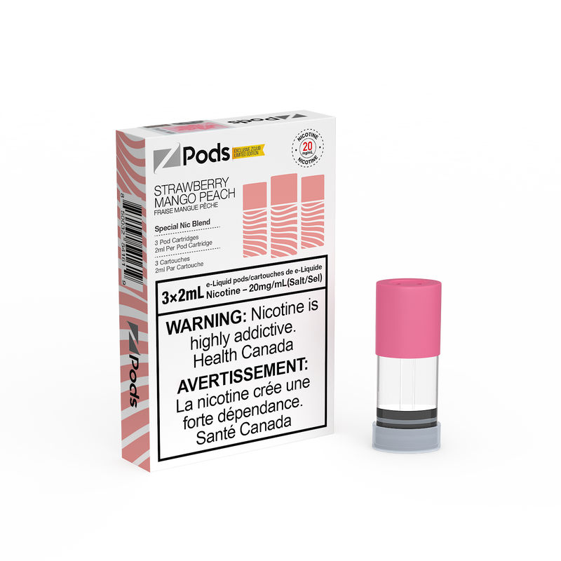 Z Pods Pre-Filled Vape Pods – 5 Pack (2mL Each)
