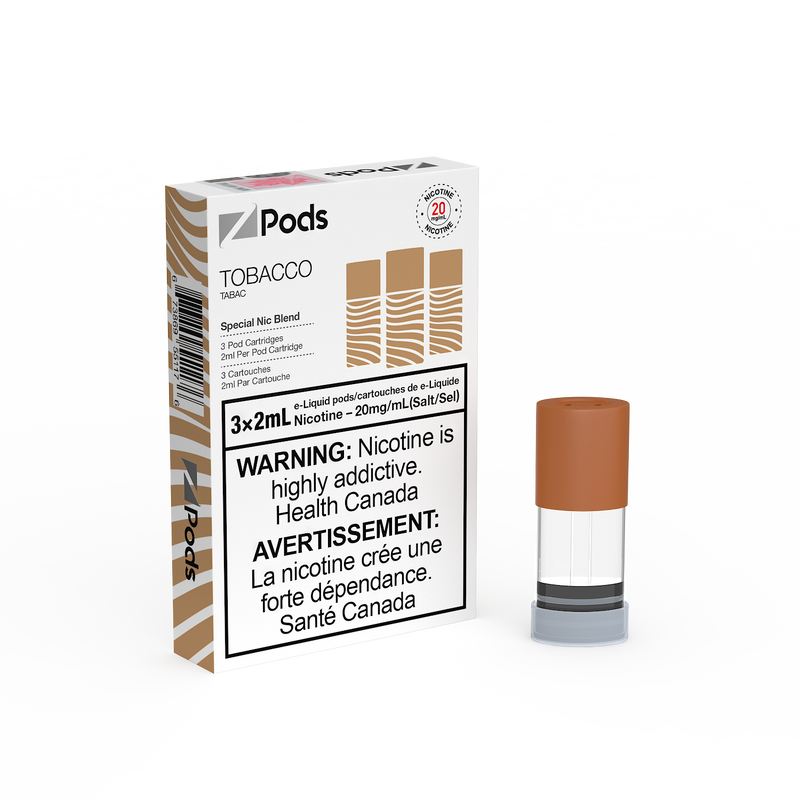 Z Pods Pre-Filled Vape Pods – 5 Pack (2mL Each)