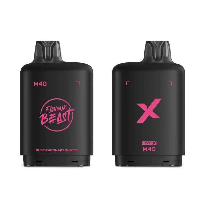 Flavour Beast Level X M Series M40 Replacement Vape Pod - 160K Puffs - 40mL