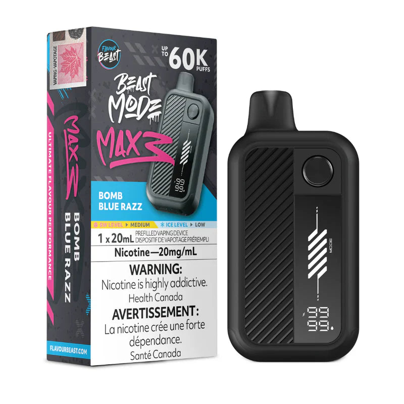 Flavour Beast Mode Max 3 Disposable Vape - 60k Puffs - 20mg - 20ml