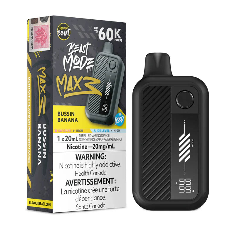 Flavour Beast Mode Max 3 Disposable Vape - 60k Puffs - 20mg - 20ml