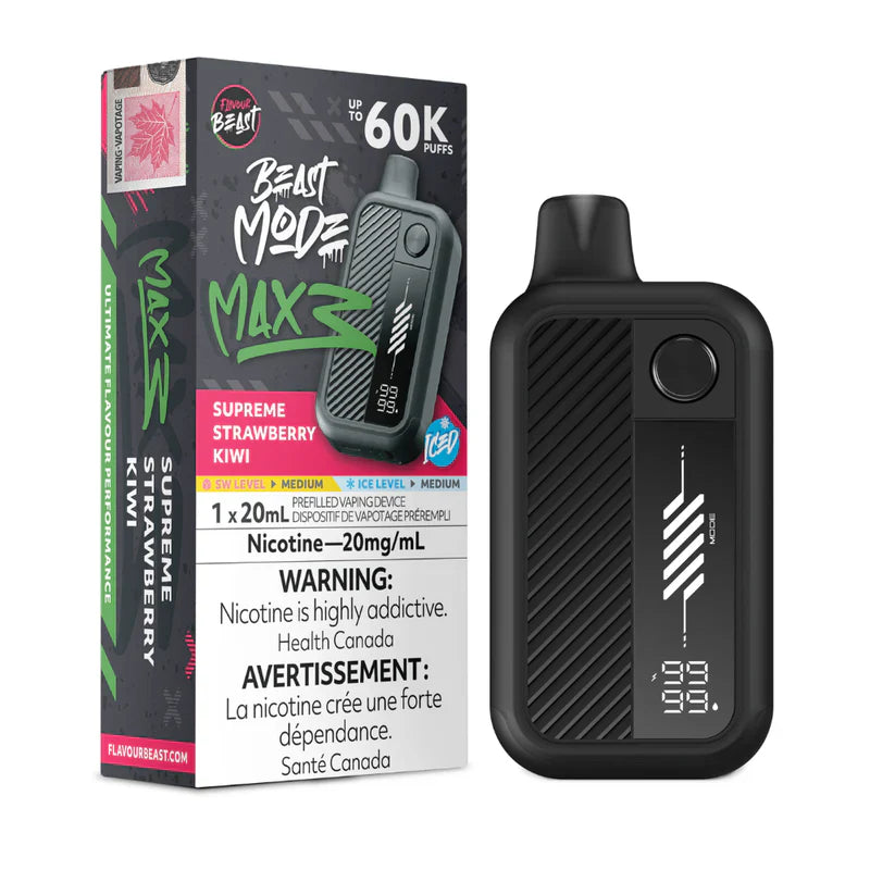 Flavour Beast Mode Max 3 Disposable Vape - 60k Puffs - 20mg - 20ml
