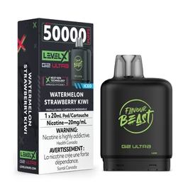 Flavour Beast Level X G2 Ultra Replacement Vape Pod - 50K- Puffs - 20mL