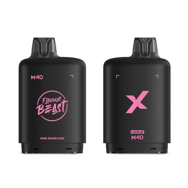 Flavour Beast Level X M Series M40 Replacement Vape Pod - 160K Puffs - 40mL